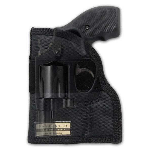 Barsony Nylon Gun Concealment Pocket Holster for Taurus 605 650 CIA