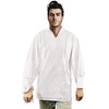 thecostumebase Exact Pirate Shirt Jack Sparrow Costume (M) White