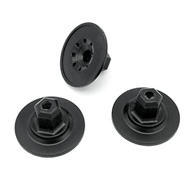 VVO Fasteners Plastic Underbody Shields and Insulation Panel Fastener Nut, Black (Pack of 10)