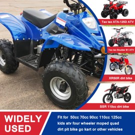 HOOUP PZ20 Carb Carburetor Air filter Starter Motor CDI Relay Ignition Coil Kit for 50cc 110cc 125cc Tao Tao Coolster Apollo Kazuma Sunl Chinese Quad Kids ATV Four Wheeler 4 Stroke Engine Parts Red