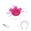 Specell Fascinators for Women Tea Party Hat Handmade Headband Pillbox