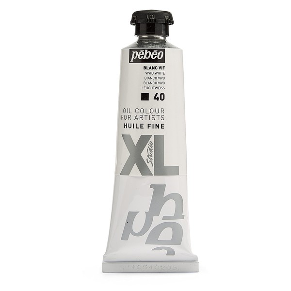 PEBEO Pébéo - Fine Oil XL 37 ML - White Oil Paint Oil Paint - Bright White 37 ml