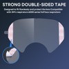 Vukehon 50 Pack Full Face Respirator Mask Peel Off Lens