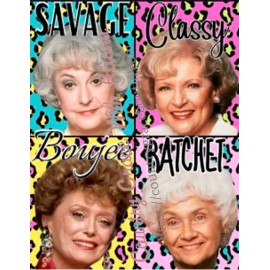 Handmade Sublimation Print Leopard Full Page Ready to Press Heat Transfer