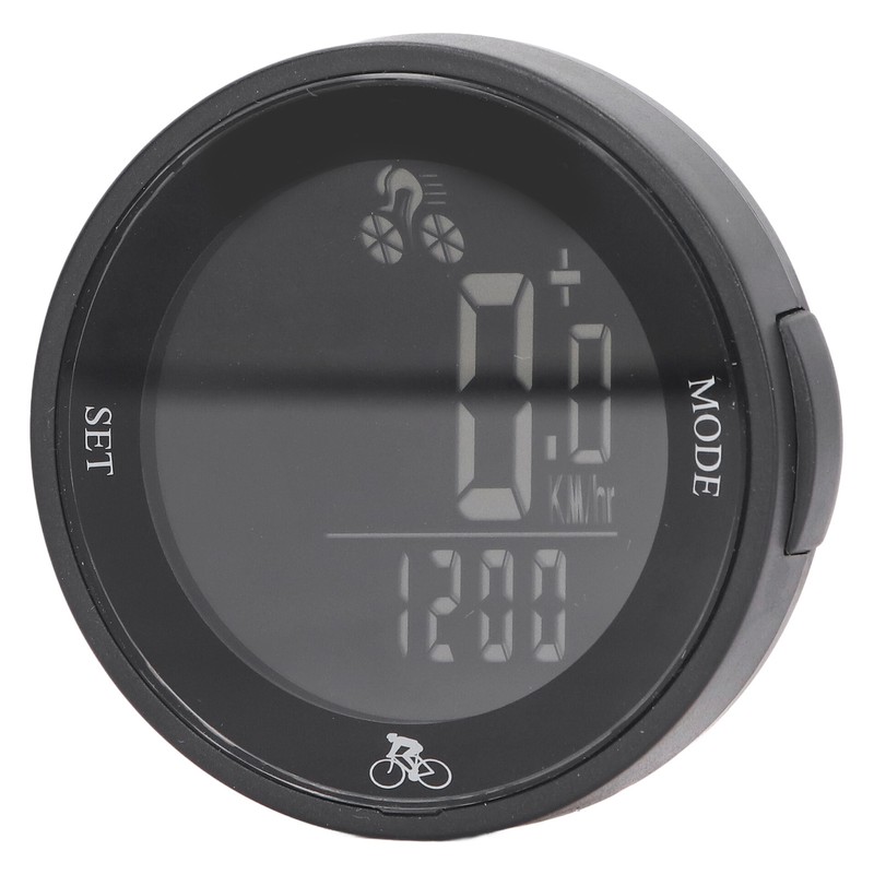 Bike Computer Speed Step Frequency Sensor LED Backlit Large Screen