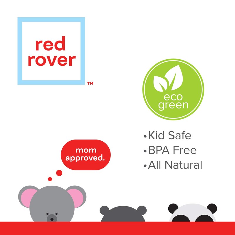 Red Rover Bamboo Kids' Dinner Set, 2.75 x 11 x