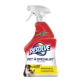Resolve Pet Specialist Urine Destroyer Spray – Pet Stain & Odor Remover, Carpet Cleaner Solution for Cat and Dog Urine, 22 Fl Oz