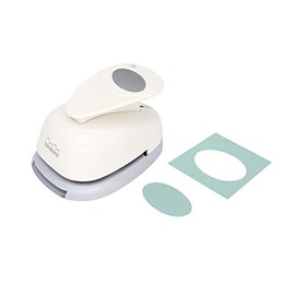 Bira Craft - Perforadora ovalada de 1.5 pulgadas, para huevos de Pascua, palanca de acción para manualidades de papel, álbumes de recortes, tarjetas, 