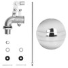 Stainless Steel Float Ball Valves - 1/2" NPT Male Thread