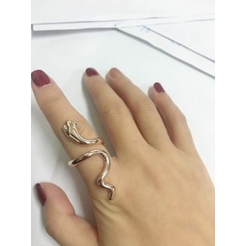 choice of all Adjustable Punk Rock Snake Ring for Women Retro Gothic Finger Jewelry Accessories