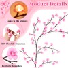 Glooglitter 2 Pcs Cherry Blossom LED Tree Branch Lights for