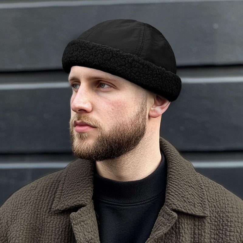 Clape Warm Winter Docker Hat Waterproof Docker Cap Adjustable Thick