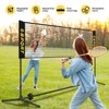 Furypiont 10 FT Mini Portable Badminton Net Equipment Set with