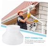 Mobestech Abs Exhaust Reducer Adapter Ventilation Hose Connector PVC Reducer