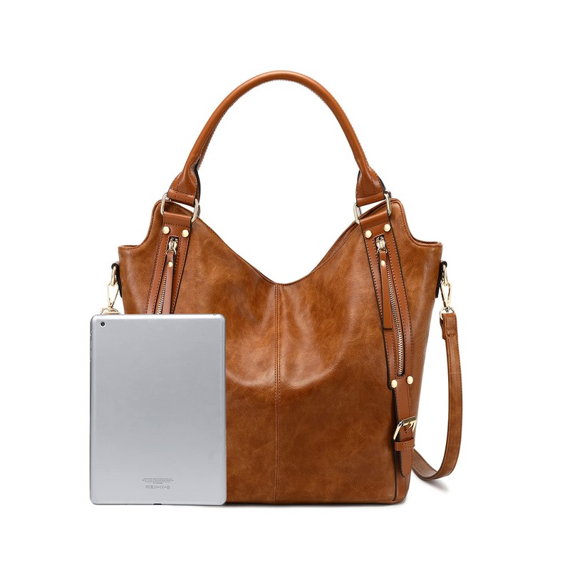 Women Tote Bag Handbags PU Leather Fashion Hobo Shoulder Bags