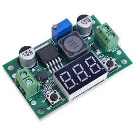 Seloky LM2596 DC-DC Buck Converter Voltage Regulator Adjustable DC to DC 4.0-40V to 1.25-37V 2A Power Supply Module with LED Voltmeter Display