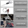 Geetery 1 Pcs Exhaust Hangers Muffler Hanger 6 Hole Swivel
