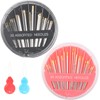 Eketirry 60pcs Premium Hand Sewing Needles，2 Pack 30-Count Assorted Needles