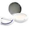 Mataba DIY cushion compact eye case 73 x 73 x 27 mm, white + silver, 1 piece / 마타바 DIY 쿠션팩트 아이 케이스 73 x 73 x 27 mm, 화이트 + 실버, 1개