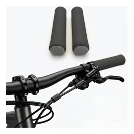 Par Puño Suave Bicicleta Silicon Bmx Ruta Urbana Antideslizante Negro