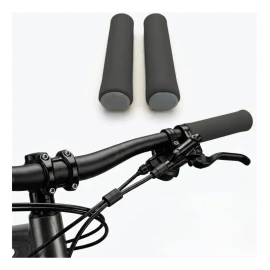 Par Puño Suave Bicicleta Silicon Bmx Ruta Urbana Antideslizante Negro