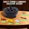 Mini Incense Burner Vintage Cast Iron Wax Melter for Log