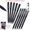 DIGNO Retractable Click Ballpoint Pens, BLACK, 1.0mm Medium Point, Pack