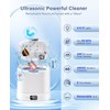IAULF Ultrasonic Retainer Cleaner Machine, Dental Cleaning Pod, Sonic Retainer