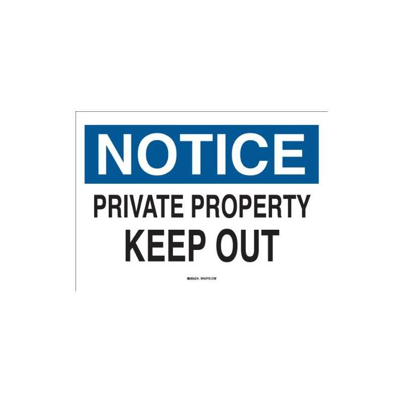 Brady 69446 Premium Fiberglass Admittance Sign, 10" X 14", Legend