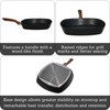 IMUSA 11-Inch PFAS Free Ceramic NonStick Grill Pan, Aluminum Griddle