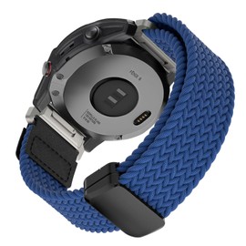 Bracelet for Fenix 7 Pro/Fenix 7/Fenix 6/Fenix 6 Pro/Fenix 5/Fenix 5 Plus, 22 mm Magnetic Nylon Bracelet for Forerunner 935/Forerunner 945/Instinct 2/Approach S60/Approach S62/Quatix 5/Quatix 6