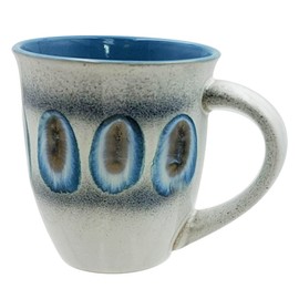 Rockin Large Ceramic Coffee Mugs Set of 4, 18 oz Porcelain Coffee Cups Set Gift for Mom, Glazed Cups with Handle, Microwave Safe