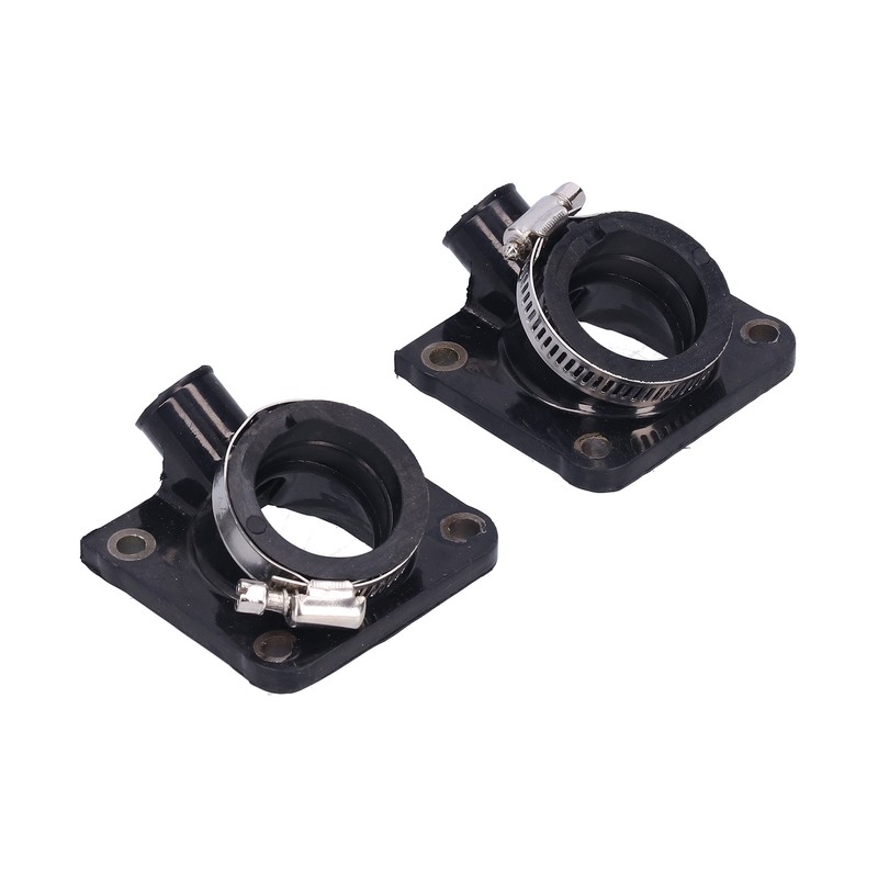 Pair of Carburetor Intake Manifold Boots Rubber Holder Replacement for