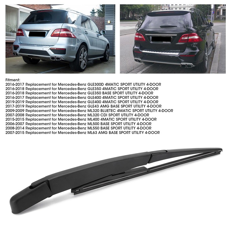 Rear Wiper Arm Blade Set A1648200744 Rear Wiper Arm and