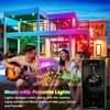 FBZ 100Ft Outdoor Waterproof LED Strip Lights,Music Sync RGB IP65