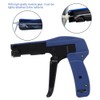 Cable Tie Gun, Blue Chrome Vanadium Alloy Steel Nylon Cable