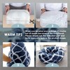 CIAOYNIMI Calming Dog Bed 50cm Fluffy Round Pet Beds Soft