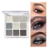 9 Sombras De Ojos Mate Ahumadas Resistentes Al Agua