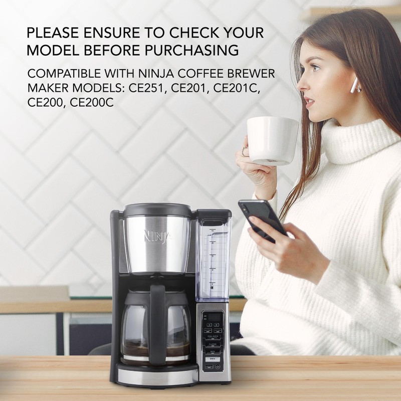 12-Cup Glass Coffee Carafe Replacement Compatible ONLY with Ninja Coffee