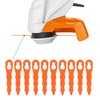 Rohacir 100 Pcs Plastic Blades for Stihl PolyCut 2-2 PolyCut