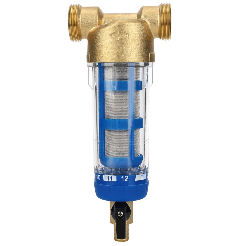 Reusable Spin Down Sediment Water Filter G1 MNPT G3/4 FNPT