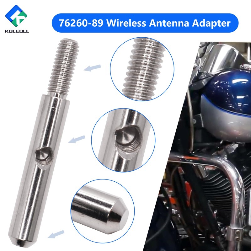 76260-89 Radio Antenna Adaptor Radio Aerial Compatible with Harley