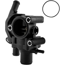 Unbranded Thermostat Water Outlet Housing for 00-04 Ford Focus 2.0L-l4 GAS DOHC