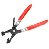 Hose Clamp Plier 8.6in/21.8cm Long Swivel 3 Jaw PVC Handle