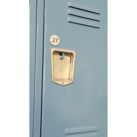 1-1/2 inch Aluminum Numbered Locker Tags (Numbered 26-50)