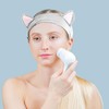 Dinghaole 2 Pieces Cute Cat Ears Headband,hairband for washing face,Spa
