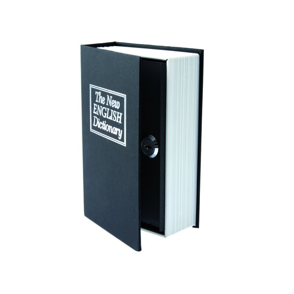 Brink Dictionary Book Safe, Black, Small