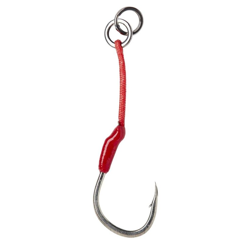 Savage Gear Single Bloody Assist Hook J Size 1/0 to