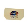 Dripping Lips Makeup Bag, Dripping Lips Makeup Bag, Glitter Rainbow