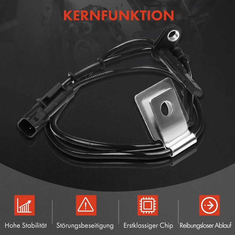 Frankberg 2 x ABS Front Sensor Compatible with 5 Series